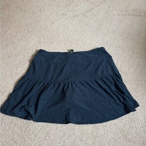 Kyodan Navy Eyelet Mini Skirt